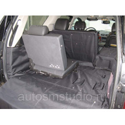 Чехол багажника Maxi для Chevrolet Tahoe III (2007-2014) (чёрный, серый)